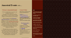 Desktop Screenshot of ancestralevents.com
